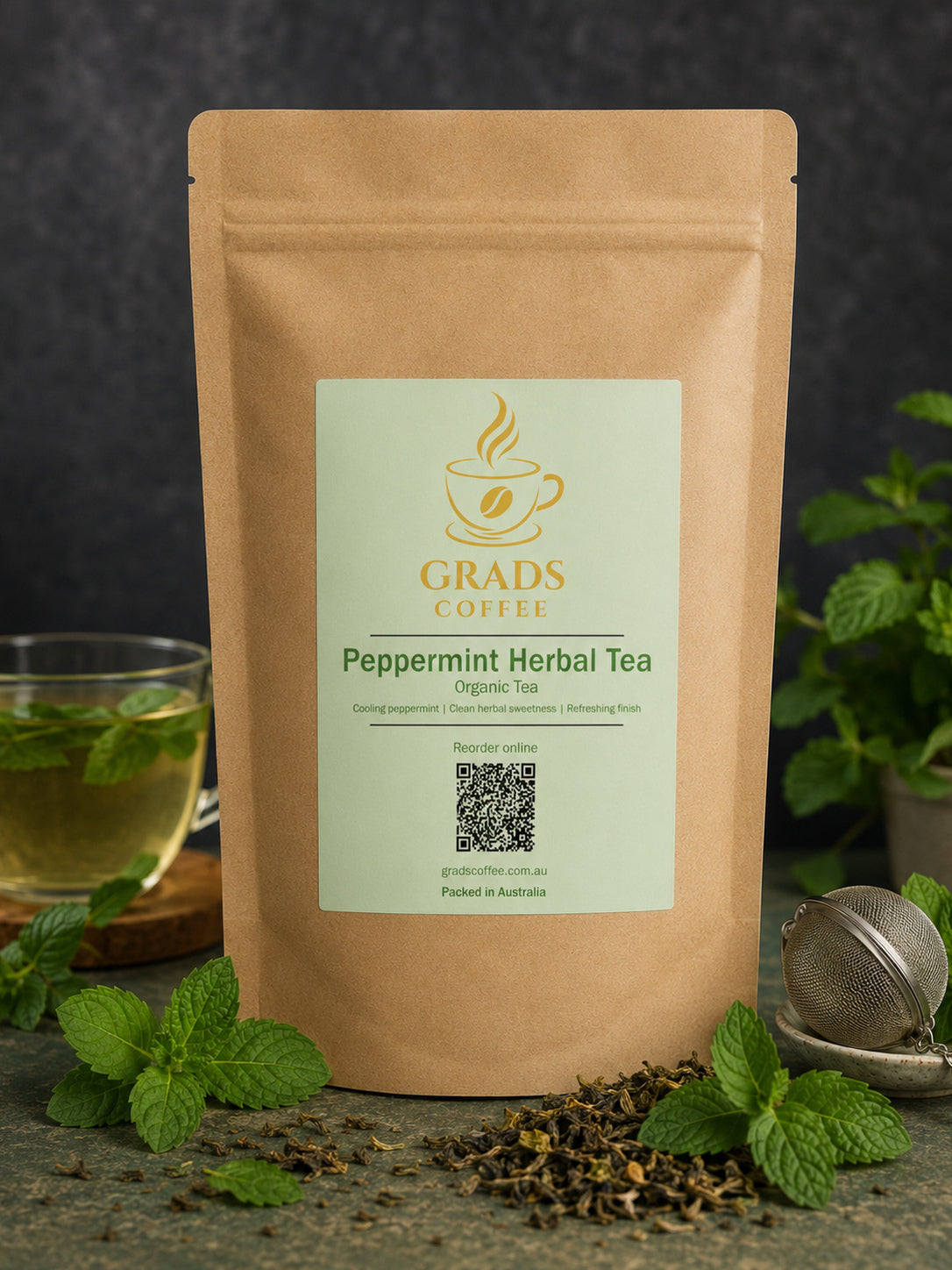Organic Peppermint Herbal Tea